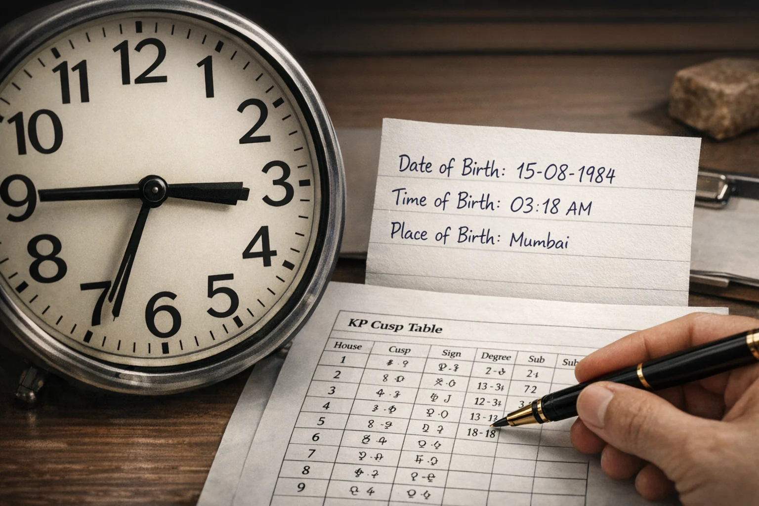 Why Birth Time Accuracy Can Destroy or Save a KP Prediction
