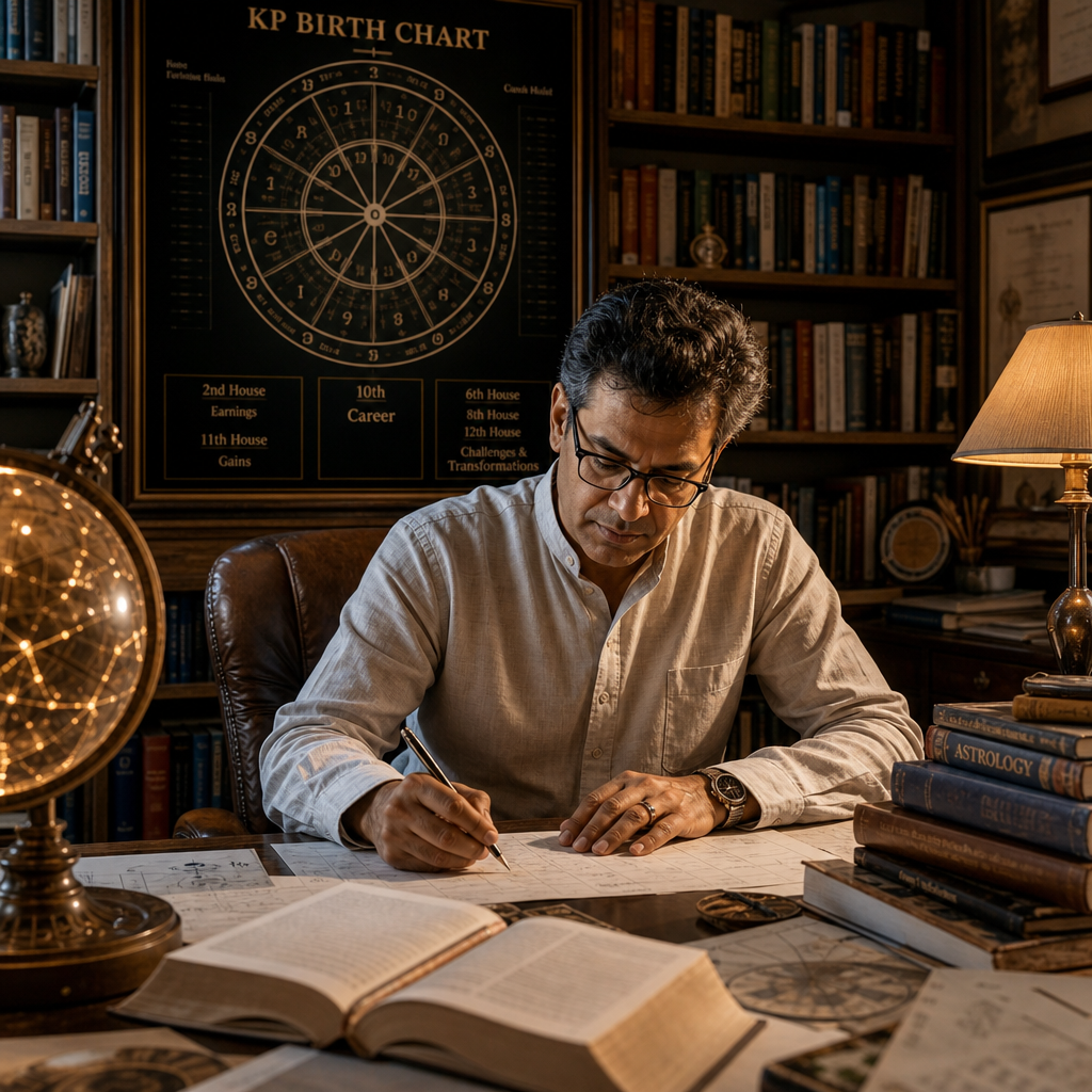 Why Exact Latitude and Longitude Changes Your KP Birth Chart